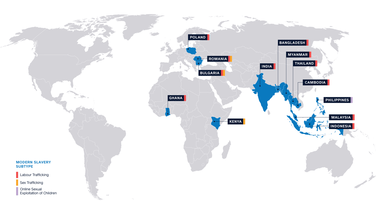IJM Trafficking Slavery Map Transparent