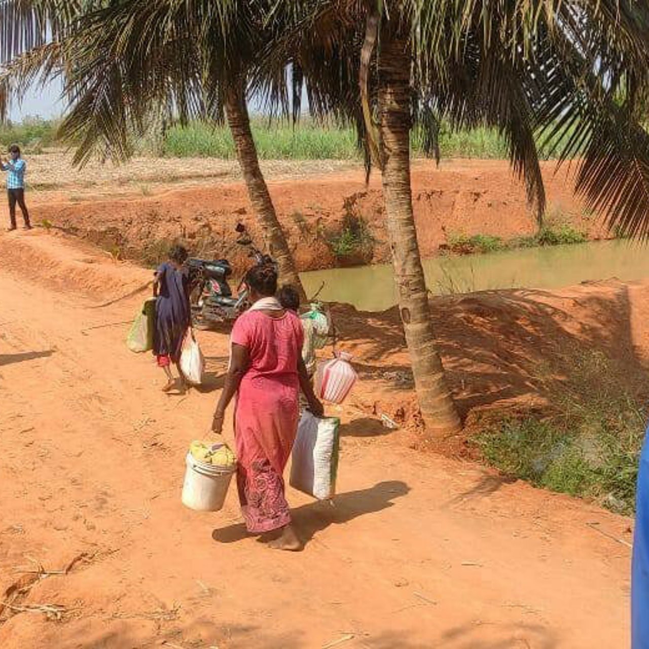 2021 04 21 Leaving the worksite jpg 202104 CHE Pudukottai Sugargane Farm Rescue Approved for Full Use
