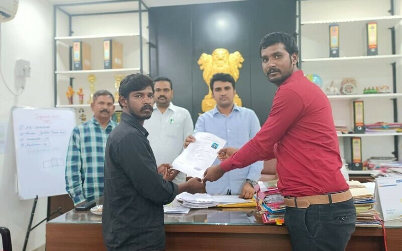 2023 02 Raju with RC jpeg 202302 AP Ananthapur Construction Rescue Approved for Full Use