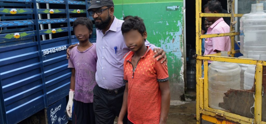 IJM Staff’s Son Spots Slavery in His Water Supply