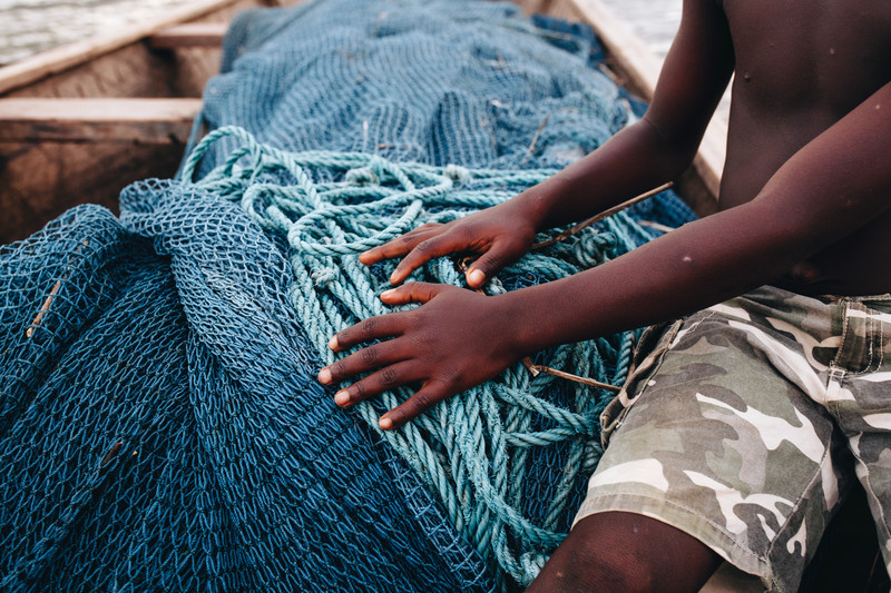 Three Boys Freed from Trafficking and Child Labour in a Fishing Business in Ghana