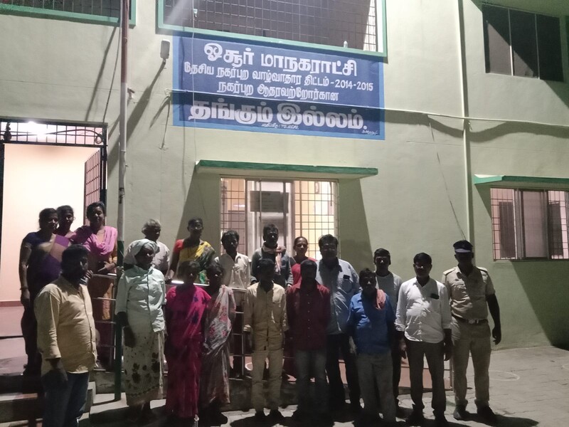 Rescued bonded labourers' at the accommodation the government provided after rescue,